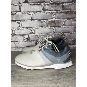 FootJoy Golf PRO SL SPORT 53854 White Blue Lace Up Shoes Men Sz 12M US/45EU